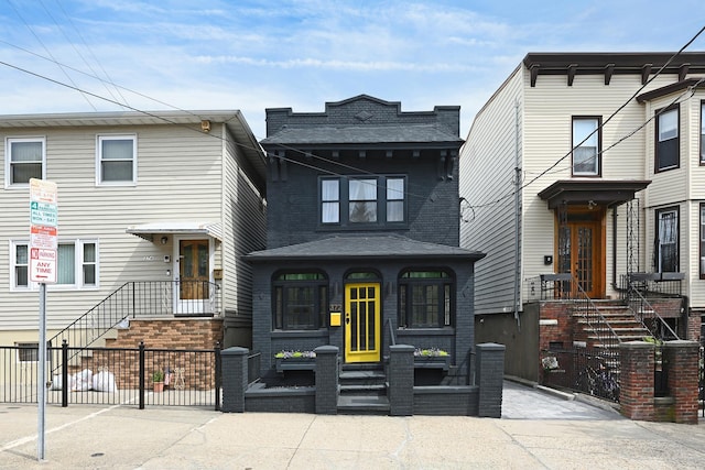 372 Webster Ave, Jersey City, NJ 07307 - multi unit property featuring brick siding and roof with shingles