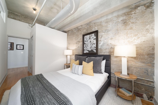 140 Bay St Unit 6E, Jersey City, NJ 07302 - bedroom featuring wood finished floors