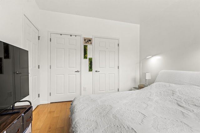 24 Ave At Port Imperial Unit 328, West New York, NJ 07093 - bedroom with light wood-style floors