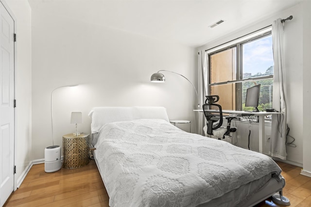 24 Ave At Port Imperial Unit 328, West New York, NJ 07093 - bedroom featuring light wood-style floors and baseboards