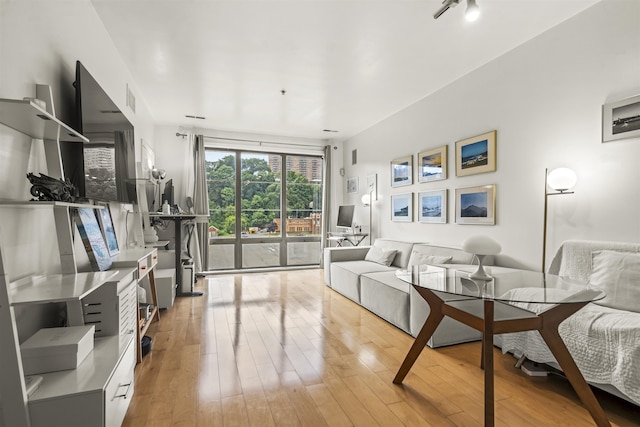 24 Ave At Port Imperial Unit 328, West New York, NJ 07093 - living area with light wood-type flooring