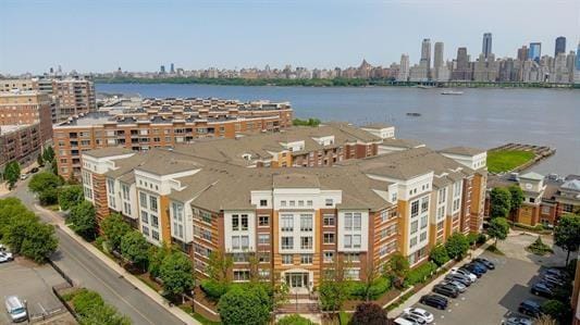 24 Ave At Port Imperial Unit 328, West New York, NJ 07093 - drone / aerial view of skyline and a large body of water