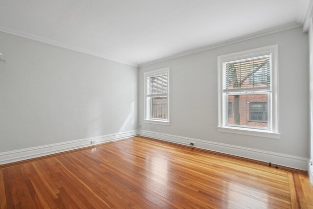 1000 Hudson St Unit 209, Hoboken, NJ 07030 - unfurnished room featuring crown molding and wood finished floors