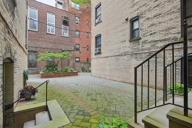 1000 Hudson St Unit 209, Hoboken, NJ 07030 - view of patio featuring cooling unit