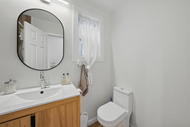 3809 Kennedy Blvd, Union City, NJ 07087 - bathroom featuring vanity, toilet, and baseboards