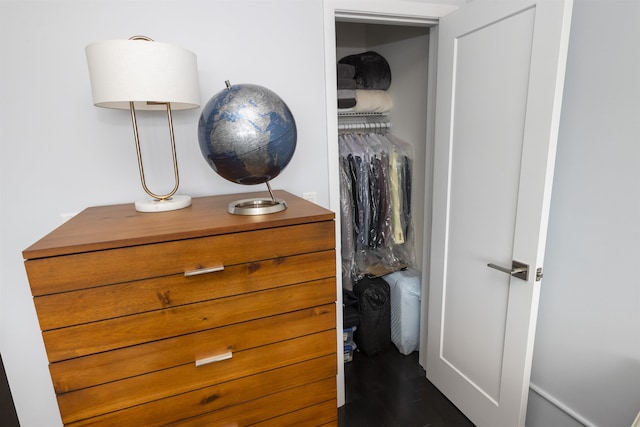 view of closet