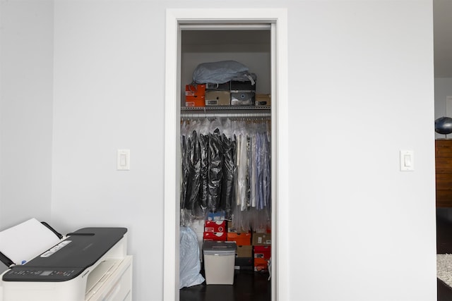 view of closet