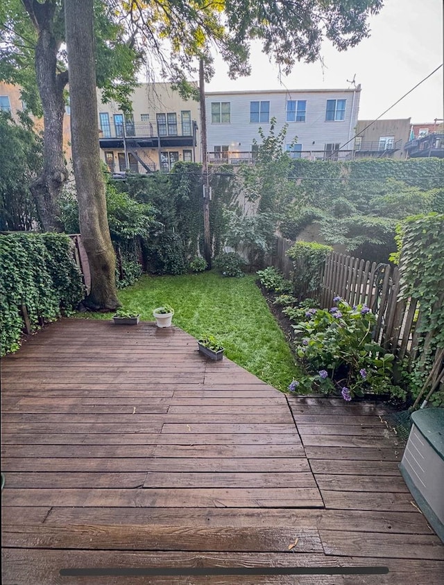 224 Park Ave Unit 1, Hoboken, NJ 07030 - view of wooden deck