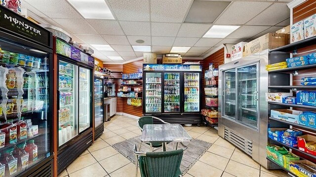 100 Manhattan Ave Unit 1912, Union City, NJ 07087 - interior space featuring tile patterned floors and a drop ceiling
