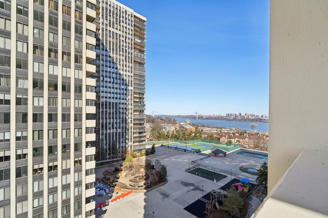 200 Winston Dr Unit 803, Cliffside Park, NJ 07010 - view of building exterior featuring a water view and a city view