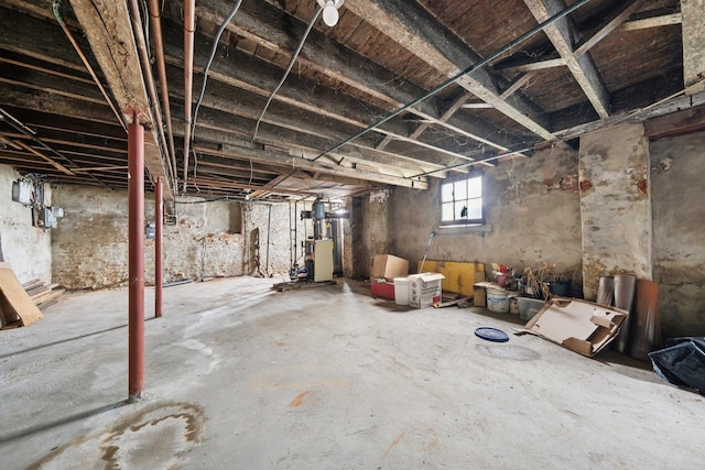 81 Atlantic St, Jersey City, NJ 07304 - basement featuring a heating unit