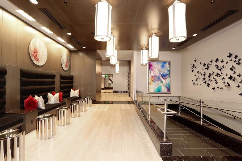 1200 Avenue At Port Imperial Unit 514, Weehawken, NJ 07086 - building lobby featuring recessed lighting