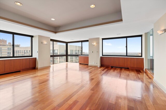 200 Old Palisade Rd Ph 4/5, Fort Lee, NJ 07024 - empty room with light wood finished floors and recessed lighting
