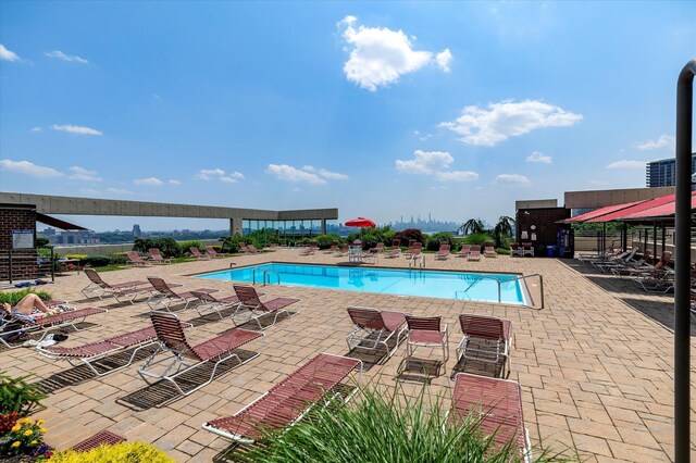 200 Old Palisade Rd Ph 4/5, Fort Lee, NJ 07024 - community pool featuring a patio