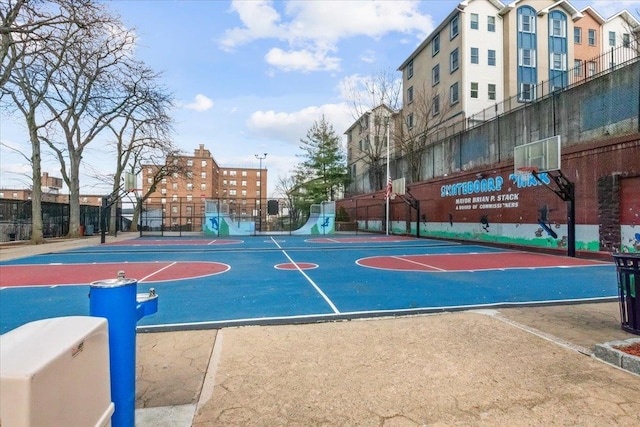 view of sport court