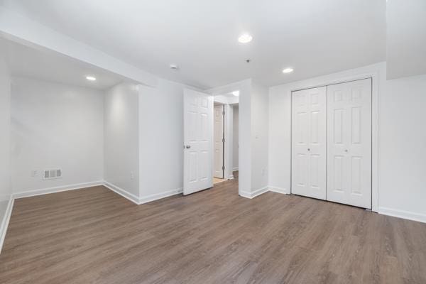 2608 Kennedy Blvd Unit 1, Union City, NJ 07087 - below grade area with wood finished floors and recessed lighting