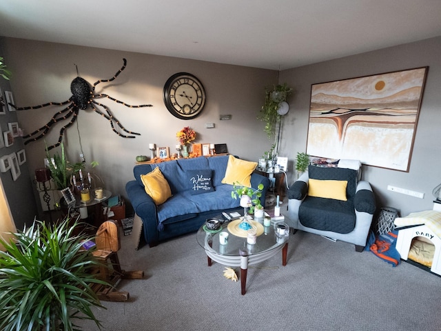 62 Hancock Ave, Jersey City, NJ 07307 - view of carpeted living room