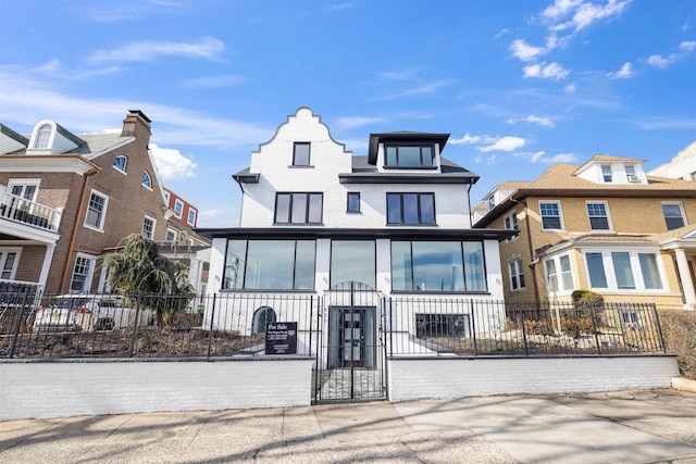 829 Boulevard, Weehawken, NJ 07086 - view of gate with a fenced front yard