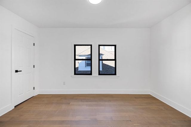 829 Boulevard, Weehawken, NJ 07086 - empty room with wood finished floors and baseboards