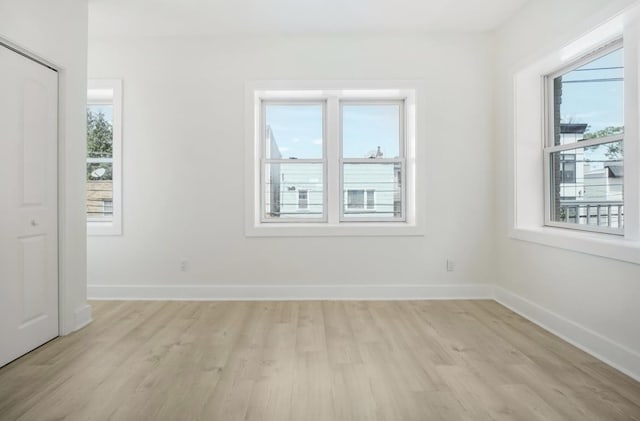 107 Laidlaw Ave Unit 2, Jersey City, NJ 07306 - empty room with light wood-style flooring and baseboards