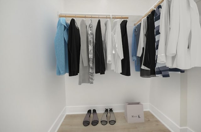 107 Laidlaw Ave Unit 2, Jersey City, NJ 07306 - walk in closet featuring wood finished floors