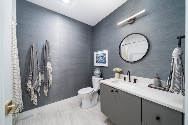 386 5th St Unit 404, Jersey City, NJ 07302 - bathroom featuring vanity and marble look tile flooring