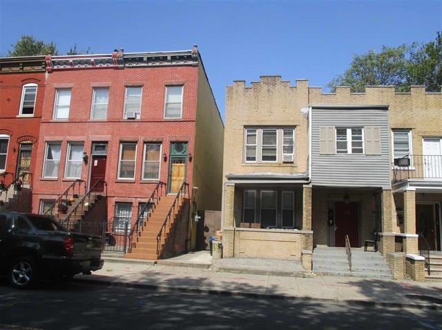 798 Grand St, Jersey City, NJ 07304 - view of front of house featuring stairs