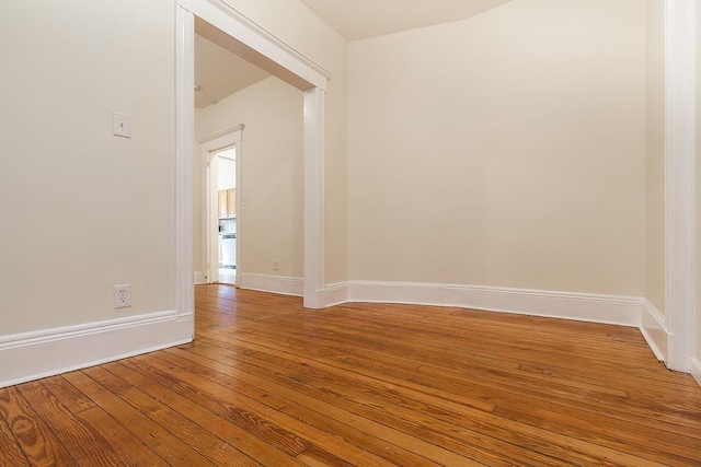 179 Beacon Ave, Jersey City, NJ 07306 - spare room featuring hardwood / wood-style floors and baseboards