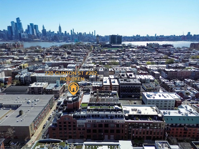 bird's eye view featuring a view of city