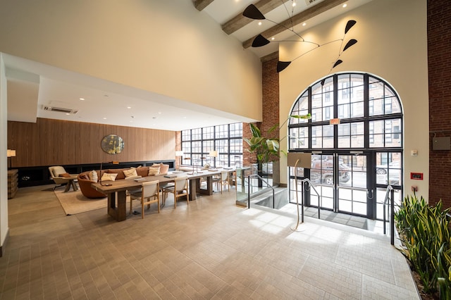 common area with visible vents