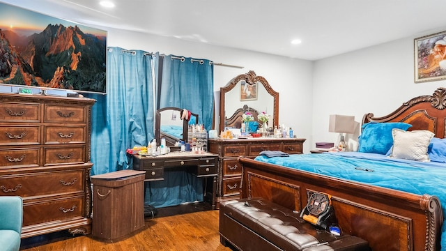 2212 Grand Ave, North Bergen, NJ 07047 - bedroom featuring wood finished floors and recessed lighting