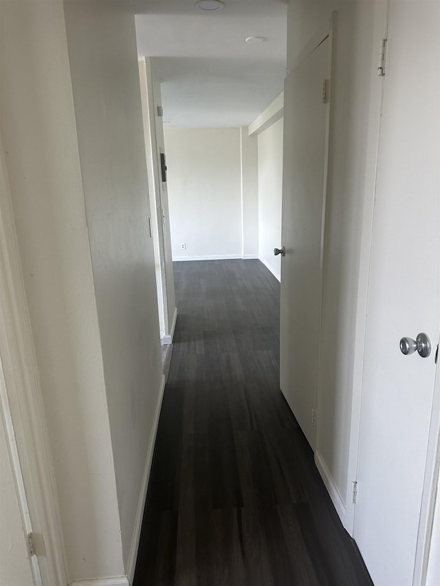 1225 Kennedy Blvd Unit 4J, Bayonne, NJ 07002 - hallway featuring dark wood-type flooring and baseboards