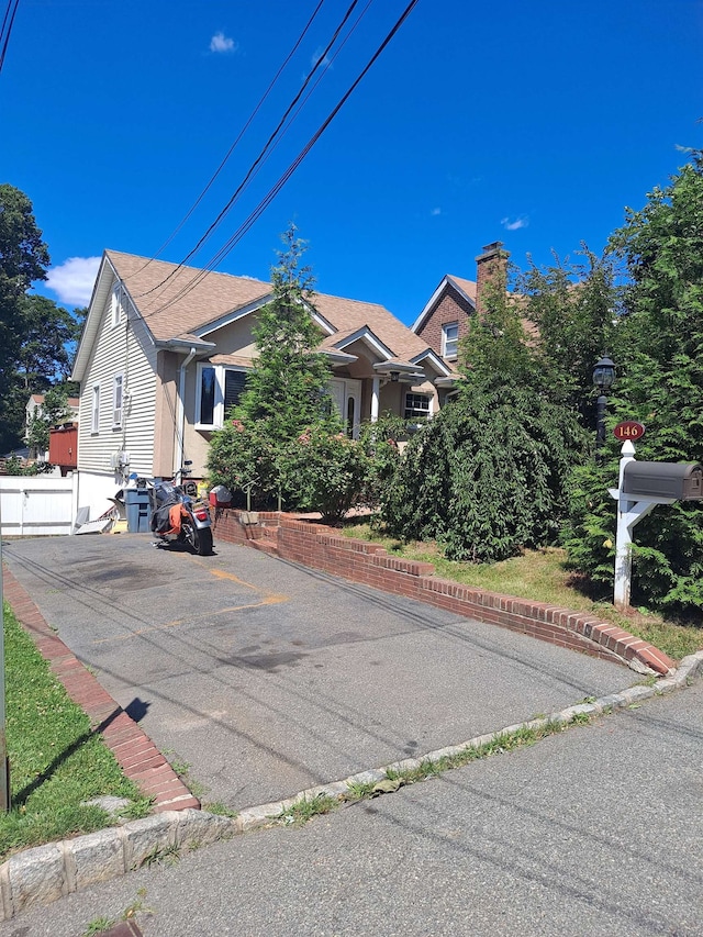 view of front of home