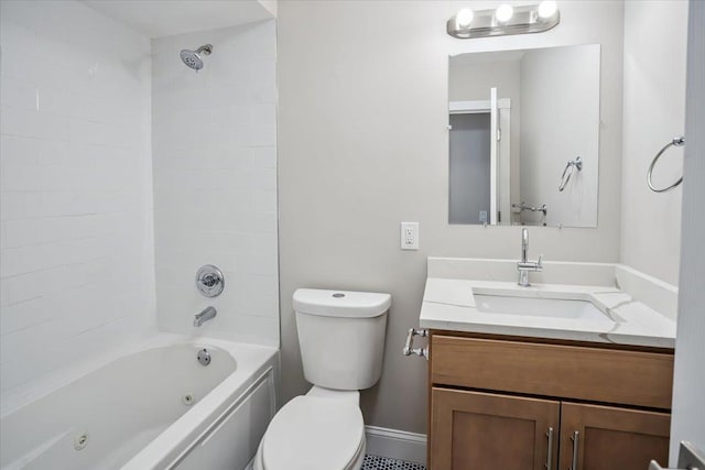 159 14th St Unit 4R, Hoboken, NJ 07030 - full bath featuring vanity and a combined bath / shower with jetted tub