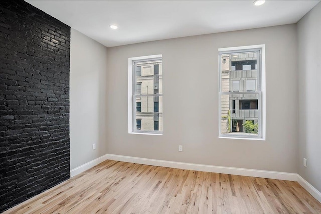 159 14th St Unit 4R, Hoboken, NJ 07030 - spare room featuring wood finished floors and recessed lighting