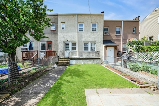 11 Veterans Ct, Bayonne, NJ 07002 - view of front facade featuring stucco siding