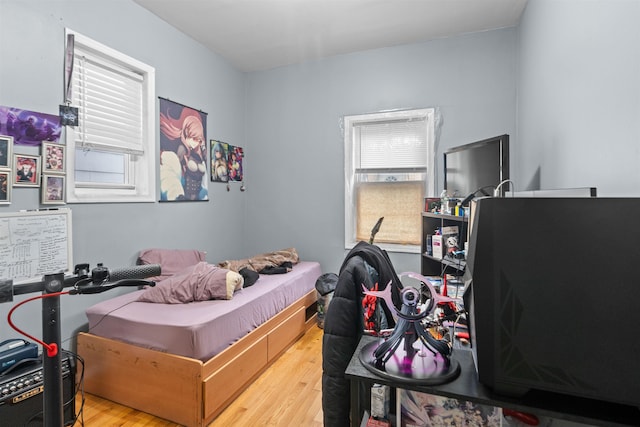 218 68th St, Guttenberg, NJ 07093 - bedroom with wood finished floors