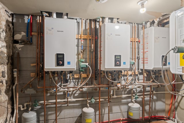218 68th St, Guttenberg, NJ 07093 - utilities featuring water heater