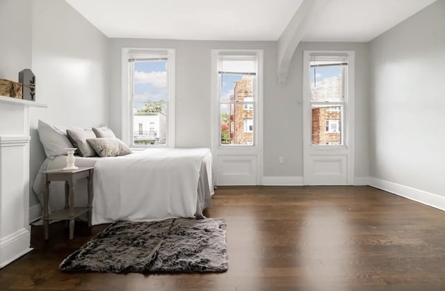 330 Forrest St, Jersey City, NJ 07304 - bedroom featuring multiple windows and wood finished floors