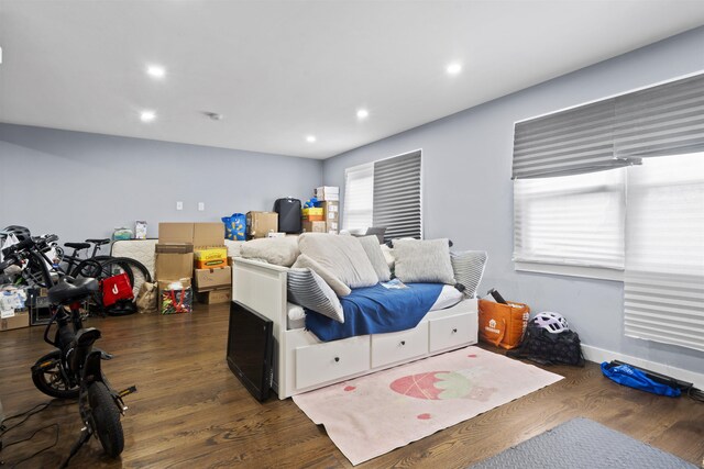 70 County Ave, Secaucus, NJ 07094 - bedroom featuring wood finished floors, recessed lighting, and multiple windows