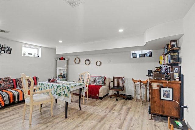 70 County Ave, Secaucus, NJ 07094 - recreation room featuring wood finished floors and recessed lighting