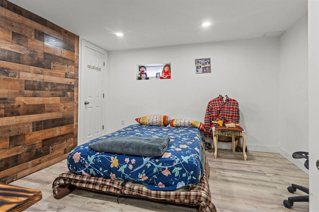 70 County Ave, Secaucus, NJ 07094 - bedroom with wood finished floors, recessed lighting, and baseboards