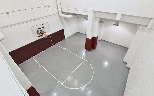 view of basketball court