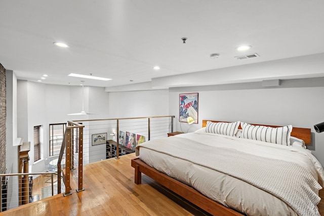 1110 Hudson St Unit 5B, Hoboken, NJ 07030 - bedroom featuring light wood-type flooring and recessed lighting