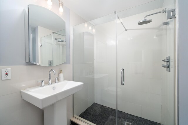833 Willow Ave Unit 2, Hoboken, NJ 07030 - full bath with a stall shower and a sink