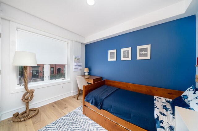 833 Willow Ave Unit 2, Hoboken, NJ 07030 - bedroom featuring wood finished floors and baseboards