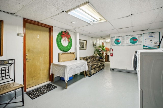 view of laundry room