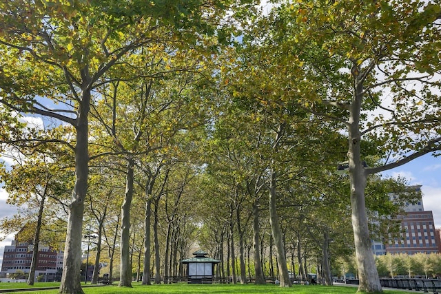 110 Washington St Unit 8, Hoboken, NJ 07030 - surrounding community with a gazebo and a lawn
