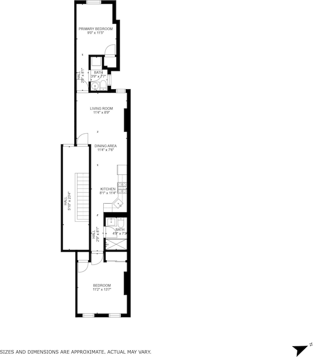110 Washington St Unit 8, Hoboken, NJ 07030 - view of property floor plan