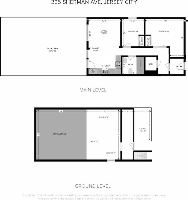 235 Sherman Ave, Jersey City, NJ 07307 - property floor plan